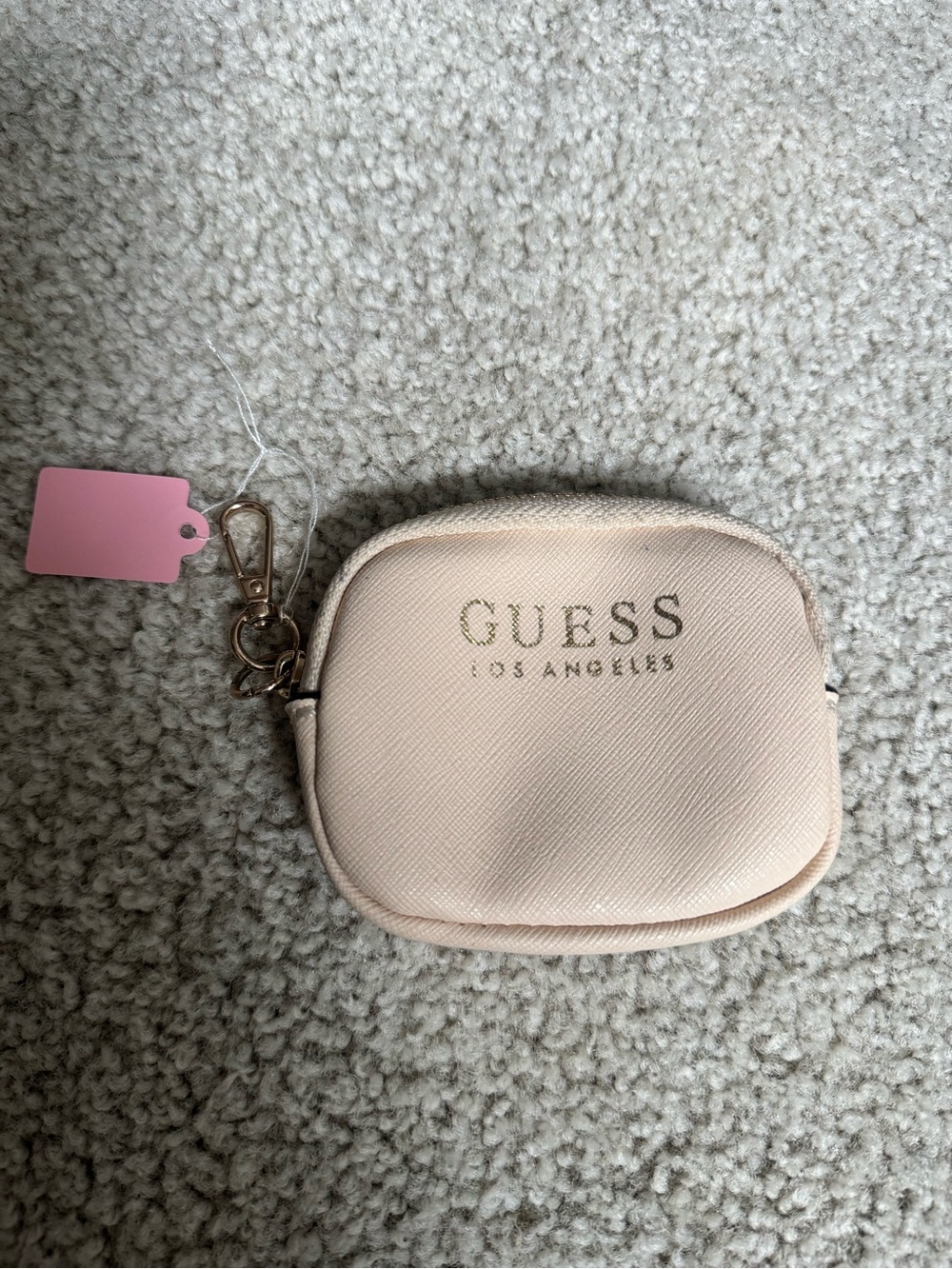 GUESS Los Angeles Pink Mini Key Pouch
